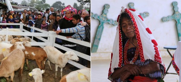 El gobernador irrumpe en Acteal