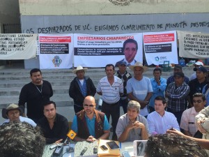 Proveedores y contratistas, reclaman pagos al gobierno de Chiapas.