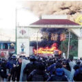 Manifestaciones en Oxchuc. Foto: Cortesía