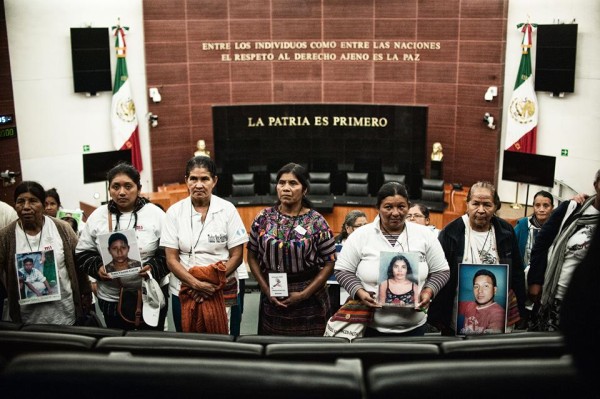 Madres de migrantes centroamericanos. Foto: MMM