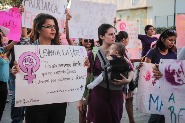 Foto: La marcha partió por la tarde del parque de la Juventud. Roberto Ortíz/ Chiapas PARALELO.