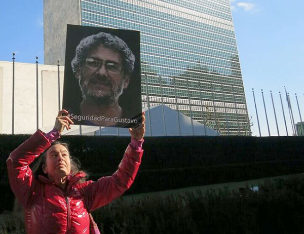 La ONU preocupada por la seguridad del activista mexicano