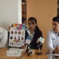 En conferencia de prensa la directora de la licenciatura en ciencias de la comunicación, Doria Mandujano Santos; Daniel Solorzano y Alonso Valadez, organizadores del evento dieron a conocer el programa. 