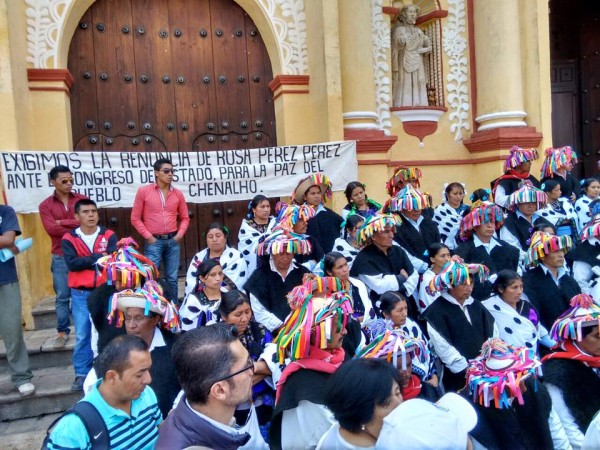 En Chenalhó no quieren a la Rosa