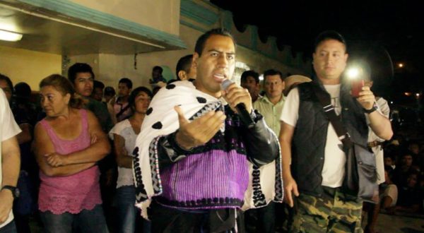 Eduardo Ramírez Aguilar, líder del PVEM. Foto: Movimiento Pedrano Chenalhó