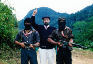 Nafia a su llegada a tierras zapatistas. Foto: Archivo Gaspar Morquecho.