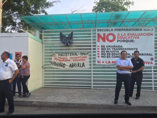 Escuelas Preparatorias en paro. Foto: Chiapas Paralelo