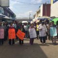 Directores y supervisores agredidos por manifestantes. Foto: Cortesía