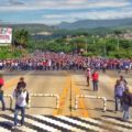 Maestros en la toma de la caseta Tuxtla-San Cristóbal. Policías federales se repliegan. 
22 de junio 2016
Foto: Kuxaelan