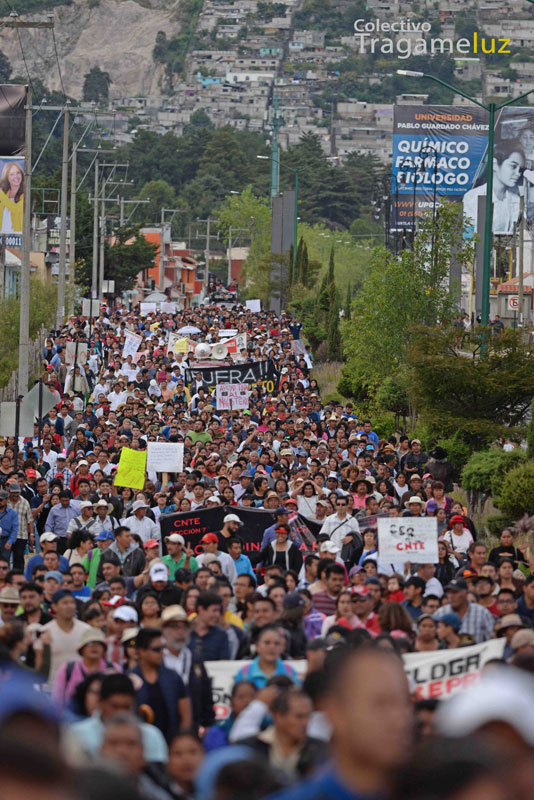 San Cristóbal de Las Casas, en pleno, salió a la calle a demandar la salida de Marco Cancino.