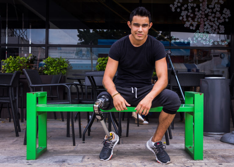 “Me hace falta una pierna, pero no el coraje” Emilio Betancourt