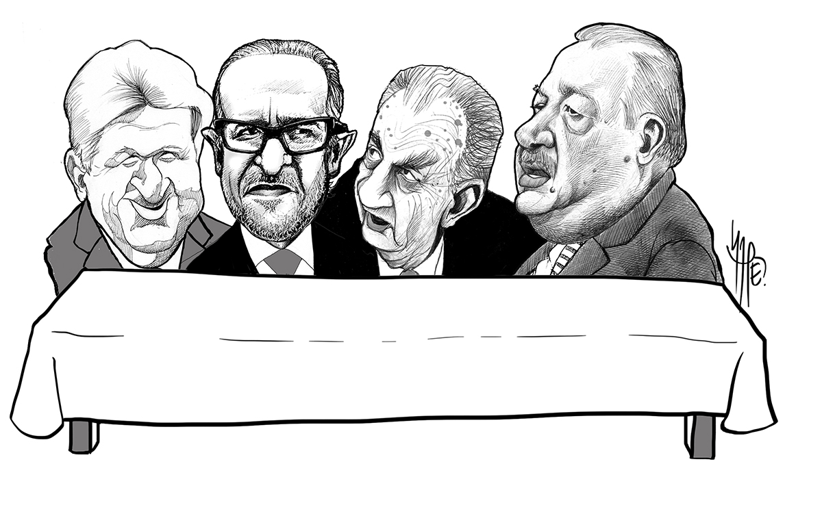 Los cuatro hombres más ricos de México