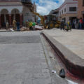 El zapato de Mercedes Morales quedó en el lugar donde fue impactada. El golpe fue tan fuerte que su cuerpo literalmente voló hasta la esquina de Insurgentes.