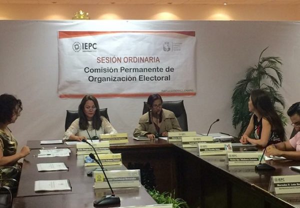 Sesionan comisiones de capacitación y organización electoral en el IEPC