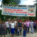 Protestan contra las mineras