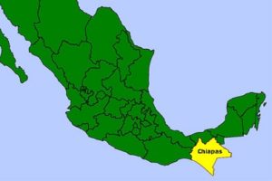 mapa chiapas mexico