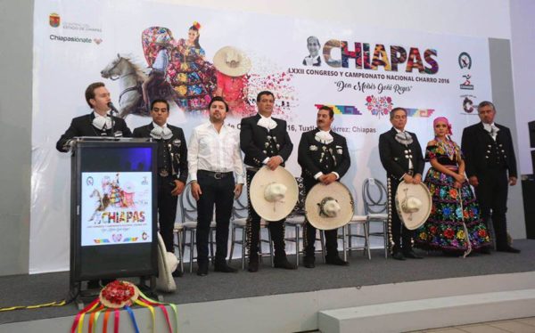Inauguración del LXXII Campeonato y Congreso Nacional Charro. Foto: Gobierno de Chiapas 
