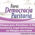 Inicia el foro estatal “Democracia Paritaria” del IEPC