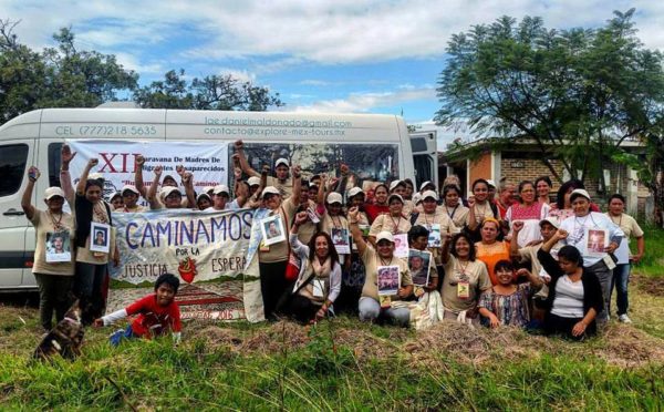 Caravana de madres de migrantes desaparecidos en México 2016. Foto: MMM