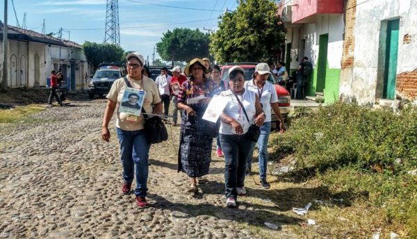 Madres de migrantes centroamericanos desaparecidos, recorren Chiapas. Foto: MMM