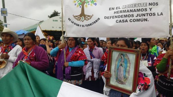 Movimiento por la Defensa de la Vida y el Territorio. Foto: Chiapas Paralelo