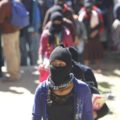 Zapatistas en encuentro con científicos. Foto: Chiapas Paralelo