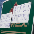 Protestas en Chiapas, contra el aumento al precio de la gasolina. Foto: Cortesía