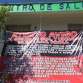 Paro de trabajadores del Sector Salud en Chiapas. Foto: Cortesía