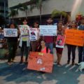 Manifestación en Tuxtla Gutiérrez en el marco del mes de la prevención contra la crueldad animal.