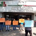 Protesta en las oficinas del CDI en la capital Oaxaqueña.