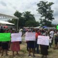 Mujeres del Soconusco piden a gobernador detener la minería. Foto: Cortesía