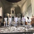 Templo de San Bartolomé, dañado por el sismo. Foto: Ángeles Mariscal