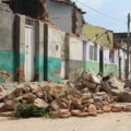 En ruinas y con tristeza muchos de los habitantes quedaron al ver su casa en escombro por la fuerza del sismo. 
Foto: Andrés Domínguez 