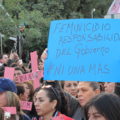 Protesta por femnicidios. Foto: María Gabriela López Suárez