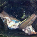 La hamaca (Die Hängematte) de Gustave Courbet (1844).