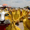 Topada del Santísimo en la danza del Calalá en los festejos de Corpus Christi. Foto Irvin Esplaz (1)