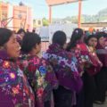 Mujeres de Zinacantán votan el 1 de julio. Foto: Ángeles Mariscal