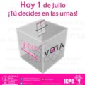 Vota 01 de julio