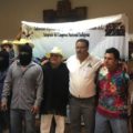 Los presuntos zapatistas que dijeron se sumaban a Albores Gleason. Foto: Archivo