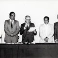 Fallece Patrocinio González-Blanco Garrido Patrocinio Gónzalez Garrido en lectura de un documento.
Foto - Cimsur-UNAM - 1986