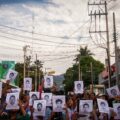 Ayotzinapa 4 años Peña Nieto se va con las manos manchadas de sangre joven - Foto Roberto Ortiz (8)