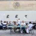 Periodistas protestan con sala de redacción frente Palacio de Gobierno, exigen detención de autores intelecturales del asesinato de Mario Gómez - FOTO - APECOCH (23)