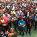 Cientos de migrantes se continúan concentrado en la frontera de México con Guatemala. Foto: Isaín Mandujano