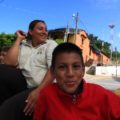 Hasta este 5 de noviembre, Josué y su madre habían recorrido unos 800 kilómetros desde Choloma, una población cercana a San Pedro Sula. Foto: Fredy Martín Pérez