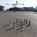 Latas de bombas lacrimógenos utilizados en el enfrentamiento entre normalistas y granaderos. 

Foto. Azul Chiapas