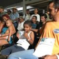INM entrega las primeras visas humanitarias a integrantes de la nueva Caravana Migrante. 

Foto: Ángeles Mariscal