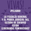 Cartel de campaña en redes sociales en contra de las liberaciones de feminicidas confesos.
