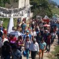Con peregrinación exigen desmantelar "grupo paramilitar" en Amatán y cárcel para responsables de asesinatos de tres líderes 
