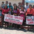 Familiares de los reos en huelga piden su libertad. Foto: Cortesía