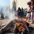 Pascoleros rarámuri queman a Judas para liberar a su comunidad del mal